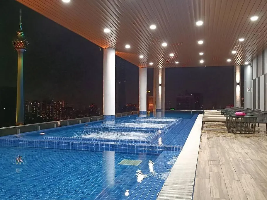 Col 27A Klcc View Infinity Pool View Lägenhet Kuala Lumpur Malaysia